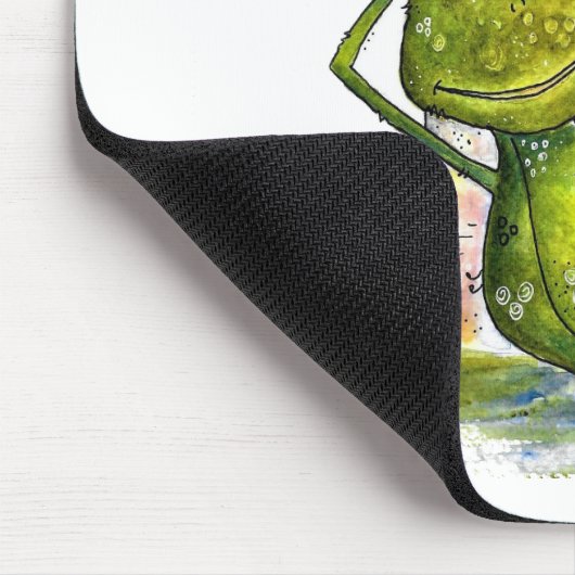 Tapis De Souris Grenouille à couchage lunaire sous un champignon (Coin)