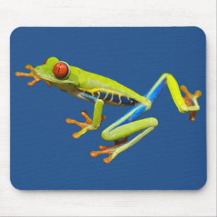Tapis De Souris Grenouille aux yeux rouges