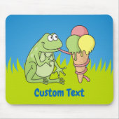 Tapis de souris grenouille avec glace (Devant)