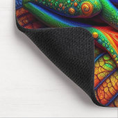 Tapis De Souris Grenouille colorée vive (Coin)