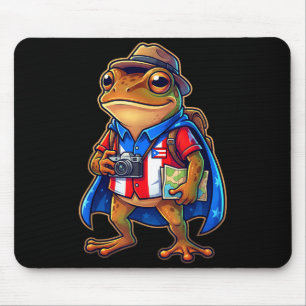Tapis De Souris Grenouille coqui porto rico drapeau rican boricua