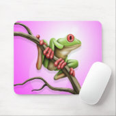 Tapis De Souris Grenouille d'arbre (Avec souris)