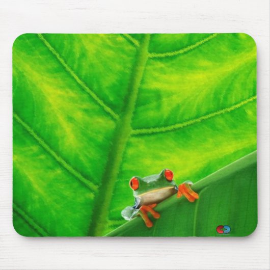 Tapis De Souris Grenouille d'arbre #1 (Devant)