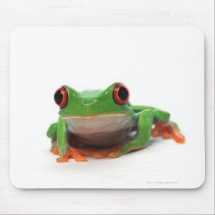Tapis De Souris Grenouille d'arbre observée par rouge 2