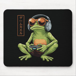 Tapis De Souris Grenouille drôle de jeu d'art japonais vintage gar