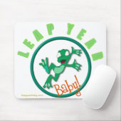 Tapis De Souris grenouille en cercle, leapyearbaby.com (Avec souris)