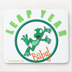 Tapis De Souris grenouille en cercle, leapyearbaby.com