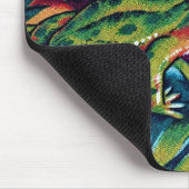 Tapis De Souris Grenouille et fleur 2 (Coin)