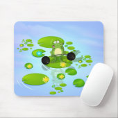 Tapis De Souris Grenouille Haltérophile (Avec souris)