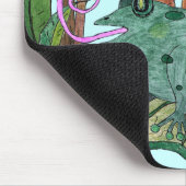 Tapis De Souris Grenouille heureuse (Coin)