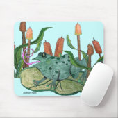 Tapis De Souris Grenouille heureuse (Avec souris)