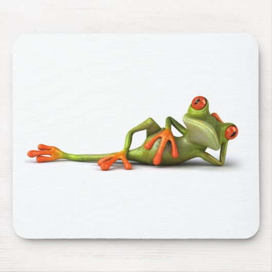 Tapis De Souris Grenouille menteuse d'amusement ! (Devant)