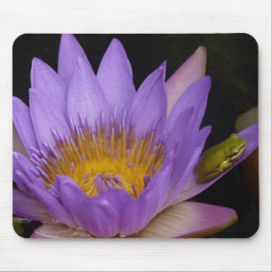 Tapis De Souris grenouille mignonne sur un nénuphar