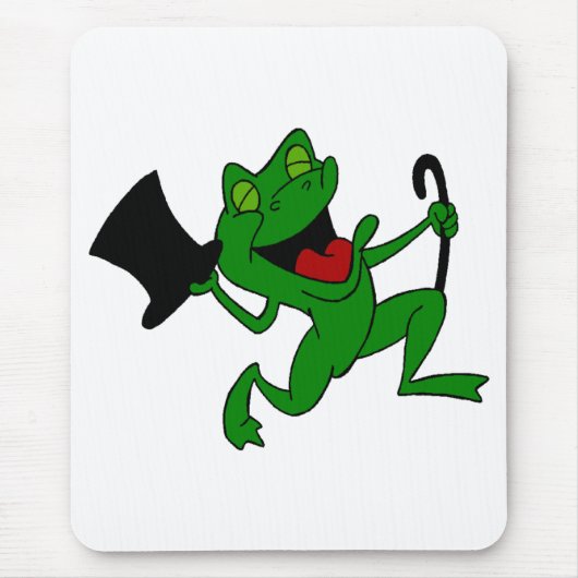 Tapis De Souris Grenouille Mousepad de danse (Devant)