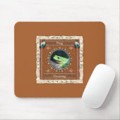 Tapis De Souris Grenouille - Nettoyage Mousepad  (Avec souris)