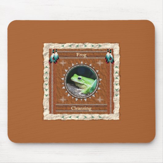 Tapis De Souris Grenouille - Nettoyage Mousepad  (Devant)
