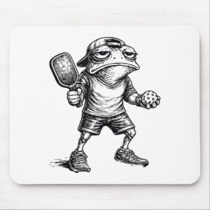 Tapis De Souris Grenouille paddleball hommes femmes grenouille gri