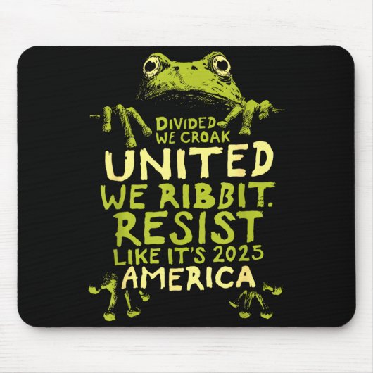 Tapis De Souris Grenouille résiste mignon drôle (Devant)