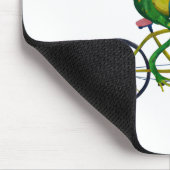 Tapis De Souris Grenouille Sur Vélo (Coin)