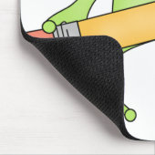 Tapis De Souris Grenouille verte avec le crayon (Coin)