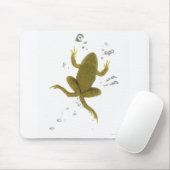 Tapis De Souris grenouille verte commune (Avec souris)