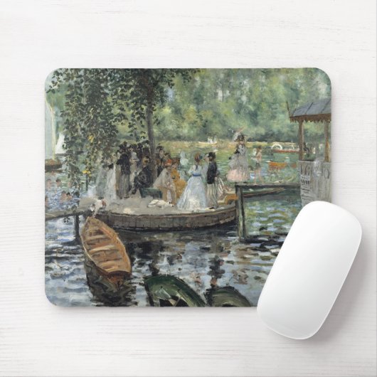Tapis De Souris Grenouillère Renoir Impressionniste Peinture Art (Avec souris)