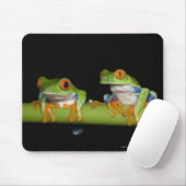 Tapis De Souris Grenouilles aux yeux rouges (Agalychnis callidryas (Avec souris)