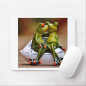 Tapis De Souris Grenouilles Heureuses (Avec souris)