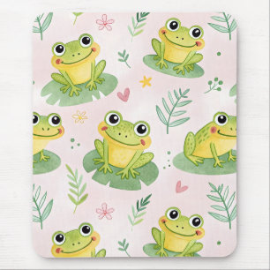 Tapis De Souris Grenouilles mignonnes Motif