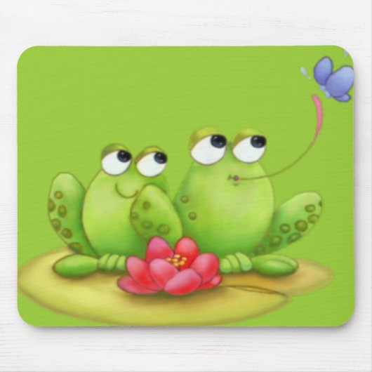 Tapis De Souris Grenouilles Mousepad de protection de Lilly (Devant)
