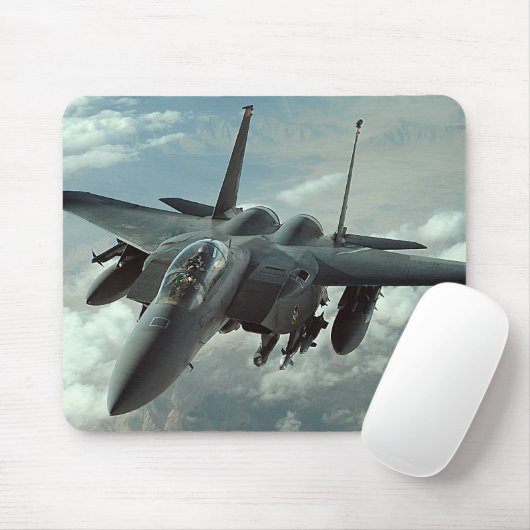 Tapis De Souris Grève Eagle Mousepad de F-15E (Avec souris)