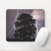 Tapis De Souris Grèves surprise dans le ciel derrière un arbre (Avec souris)
