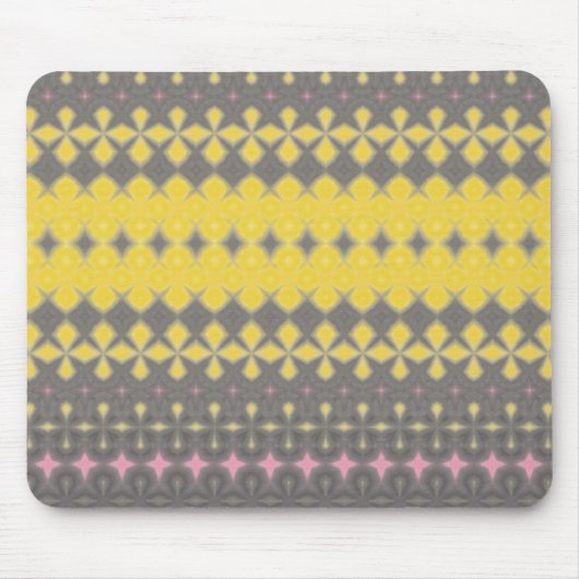 Tapis De Souris Grey and Yellow Stylish Mouse pad (Devant)