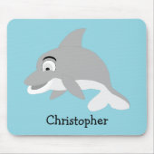 Tapis De Souris Grey Dolphin Design (Devant)