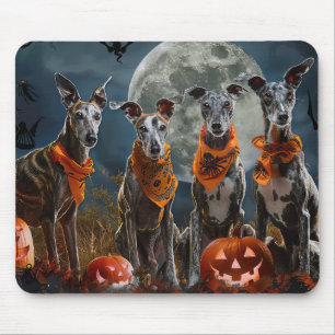 Tapis De Souris Greyhound Halloween Épouvantable