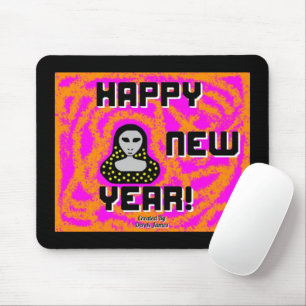 Tapis De Souris Greys New Year Wishes Mouse Pad
