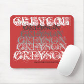 TAPIS DE SOURIS GREYSON, GREYSON, GREYSON (Avec souris)