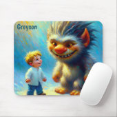 Tapis De Souris GREYSON ~ Monster d'Halloween ~ (Avec souris)