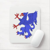 Tapis De Souris Griffin Rampant Azure (Avec souris)