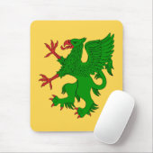 Tapis De Souris Griffin Rampant Vert (Avec souris)