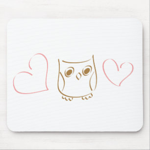 Tapis De Souris Griffonnage de hibou