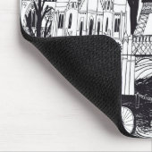Tapis De Souris Griffonnage de Paris France (Coin)