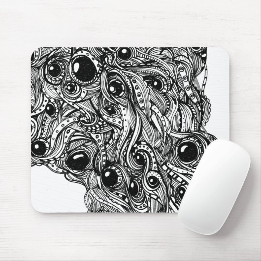 Tapis De Souris Griffonnage méga (Avec souris)