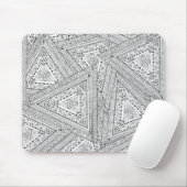 Tapis De Souris Griffonnage tribal 2 (Avec souris)