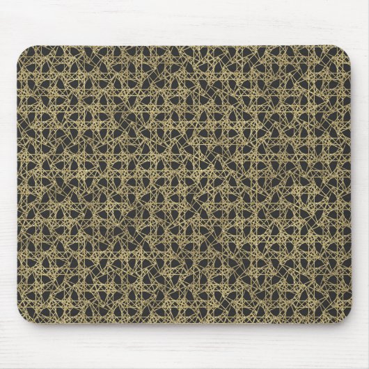 Tapis De Souris Griffure dorée Glamour Moderne (Devant)