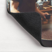 Tapis De Souris Grille café (Coin)