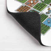 Tapis De Souris Grille d'agriculture Geeky - L'agriculture rencont (Coin)