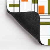 Tapis De Souris Grille du milieu du siècle (Coin)