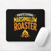 Tapis De Souris grille-marshmallow feu de camp  (Avec souris)
