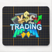 Tapis De Souris Grille orange marchande Mousepad (Devant)